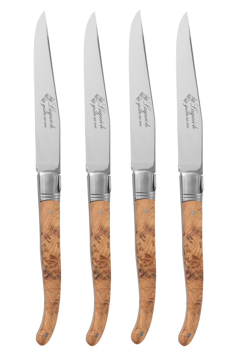 Laguiole Steak Knives - Set of 4, Main, color, WOOD