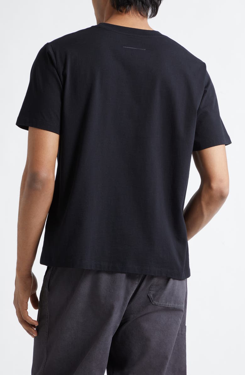 MM6 Maison Margiela Reversed Cotton T-Shirt, Alternate, color, Black