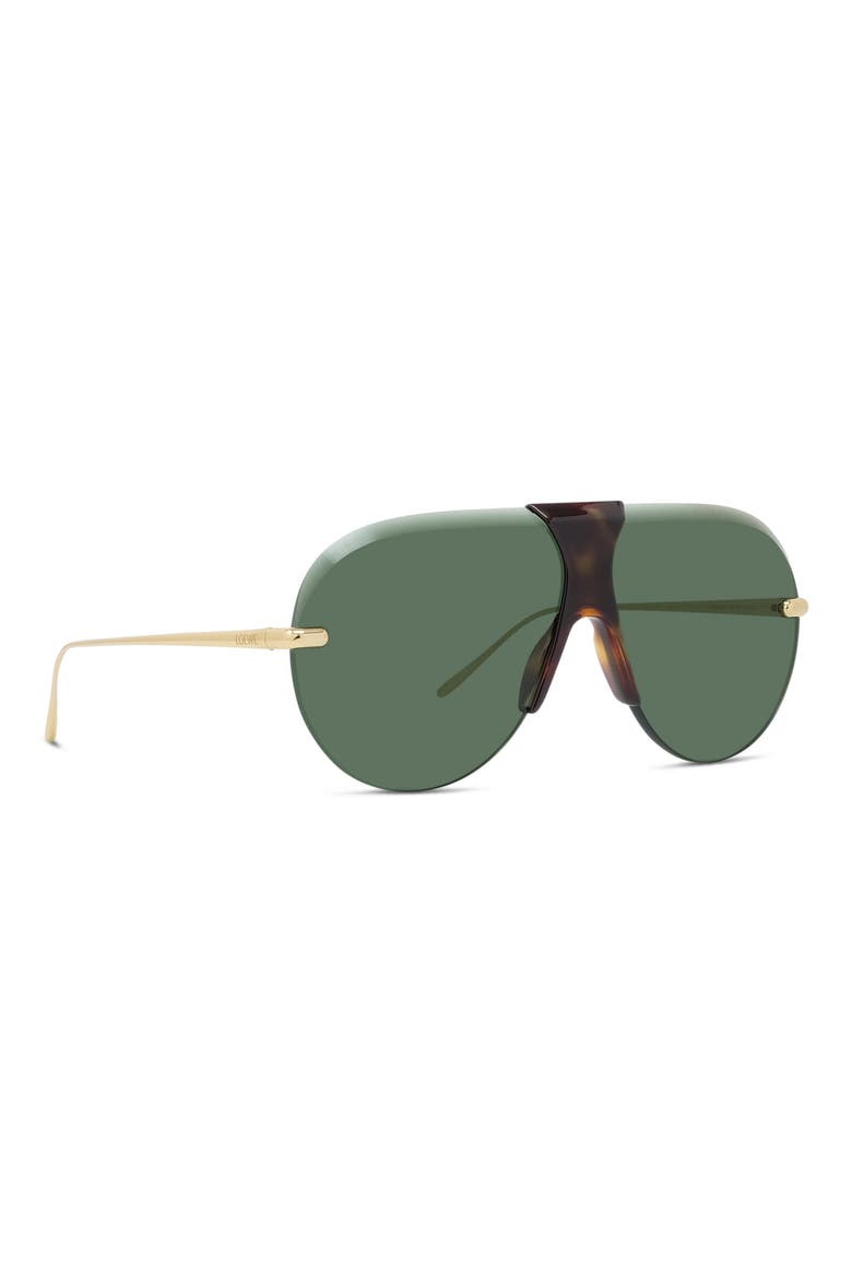 Slim Pilot Sunglasses, Alternate, color, SHINY ENDURA GOLD / GREEN