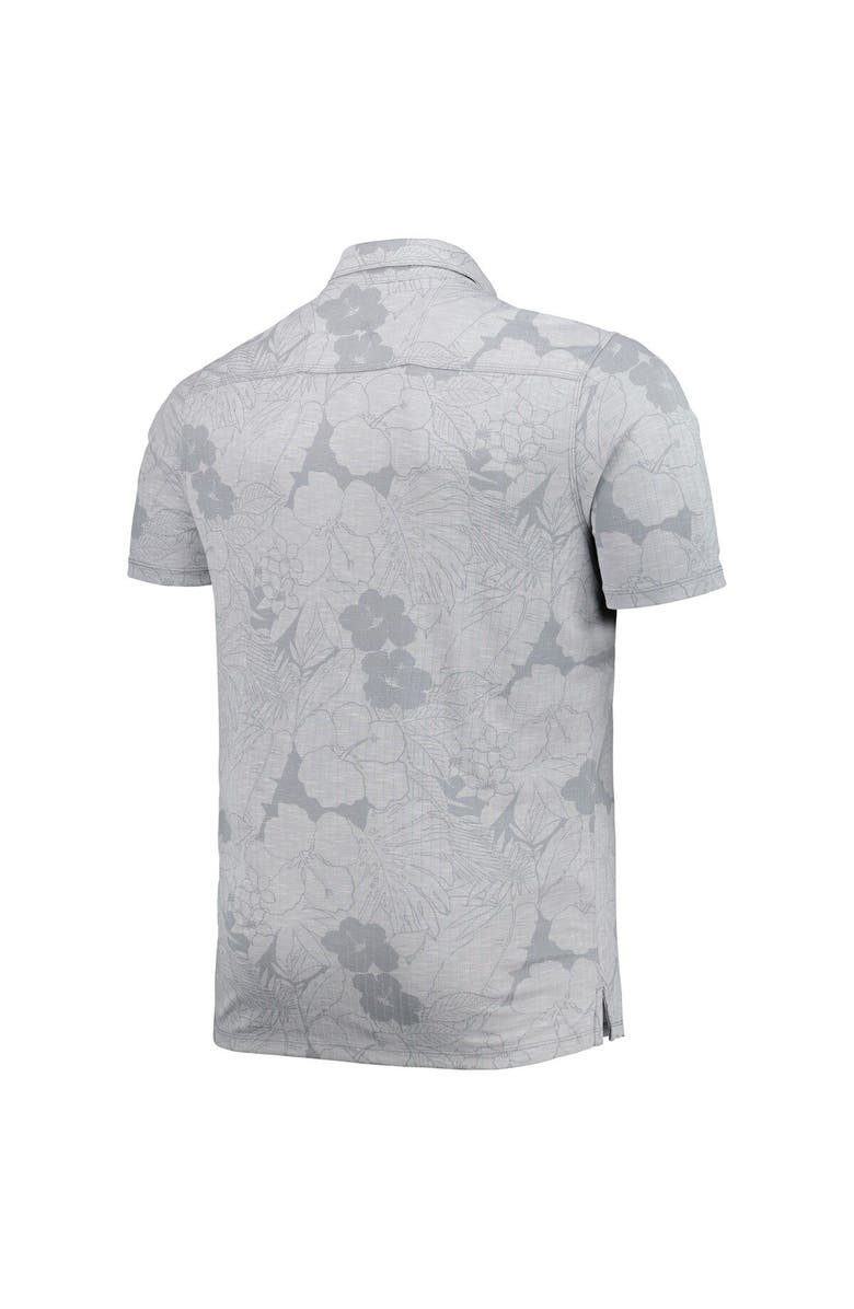 Tommy Bahama Men's Tommy Bahama Gray Los Angeles Dodgers Big & Tall Miramar Blooms Polo, Alternate, color, 