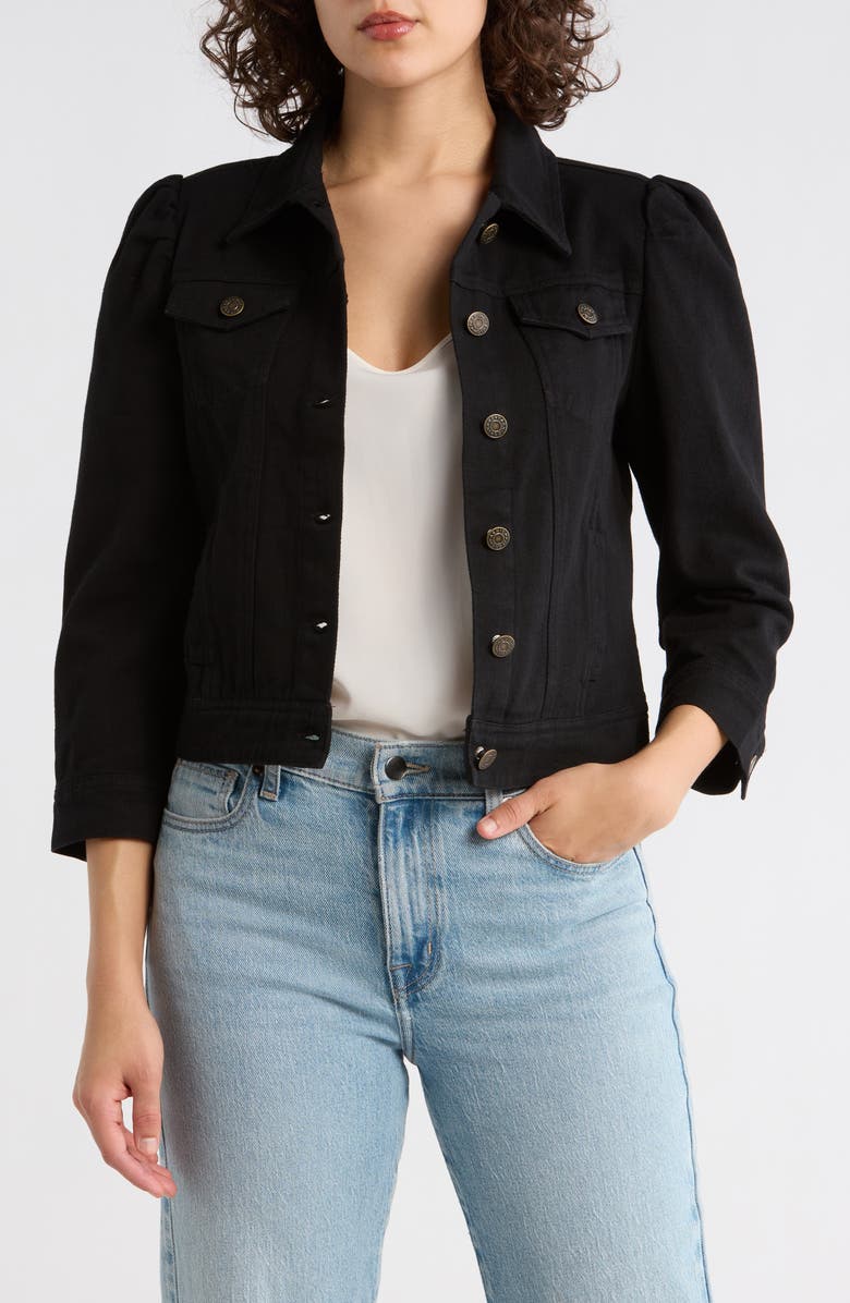 Tart Averill Denim Jacket, Main, color, Black