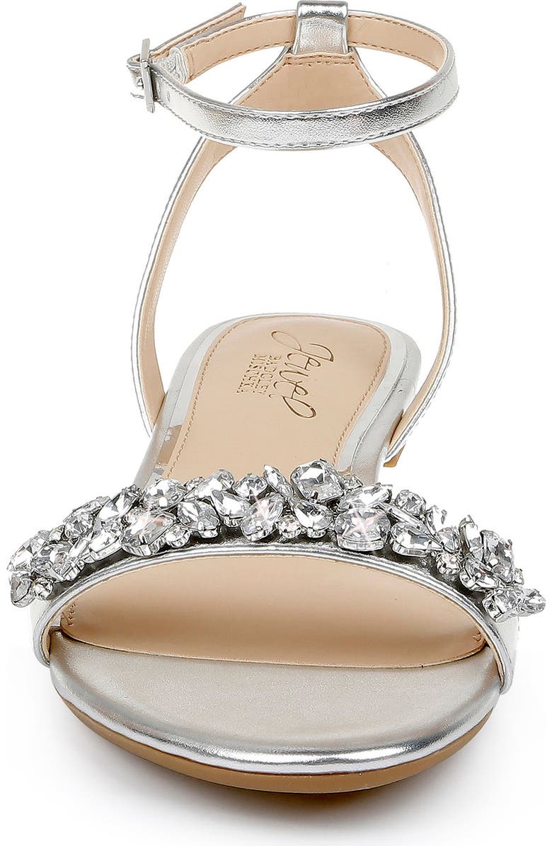 Jewel Badgley Mischka Ohara Ankle Strap Sandal, Alternate, color,