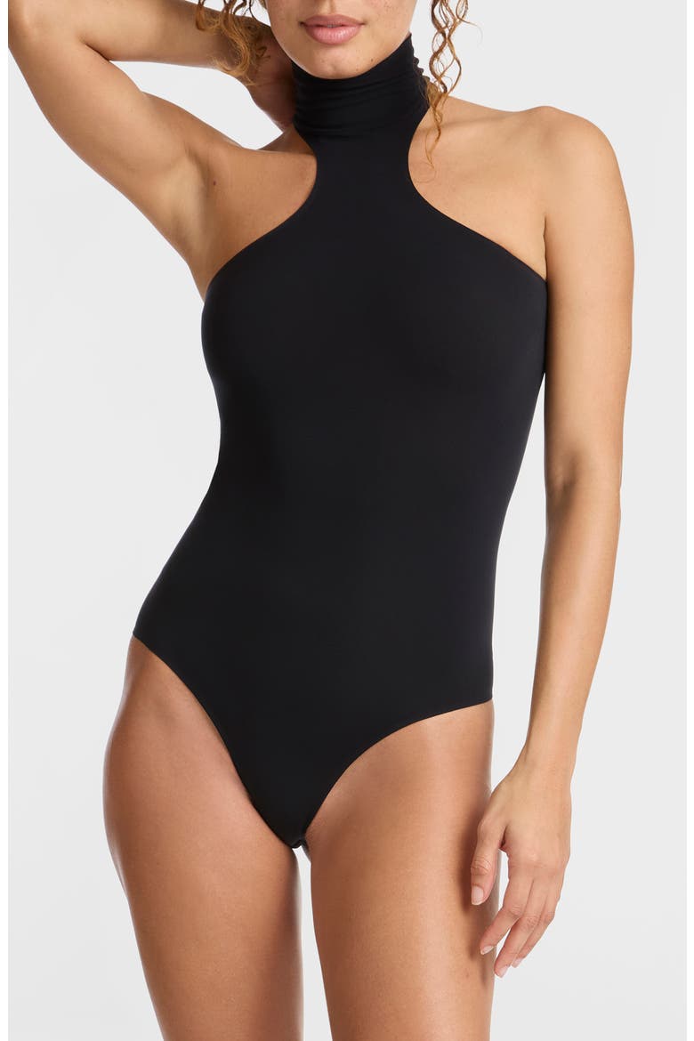 Ballet Racerback Bodysuit, Main, color, BLACK