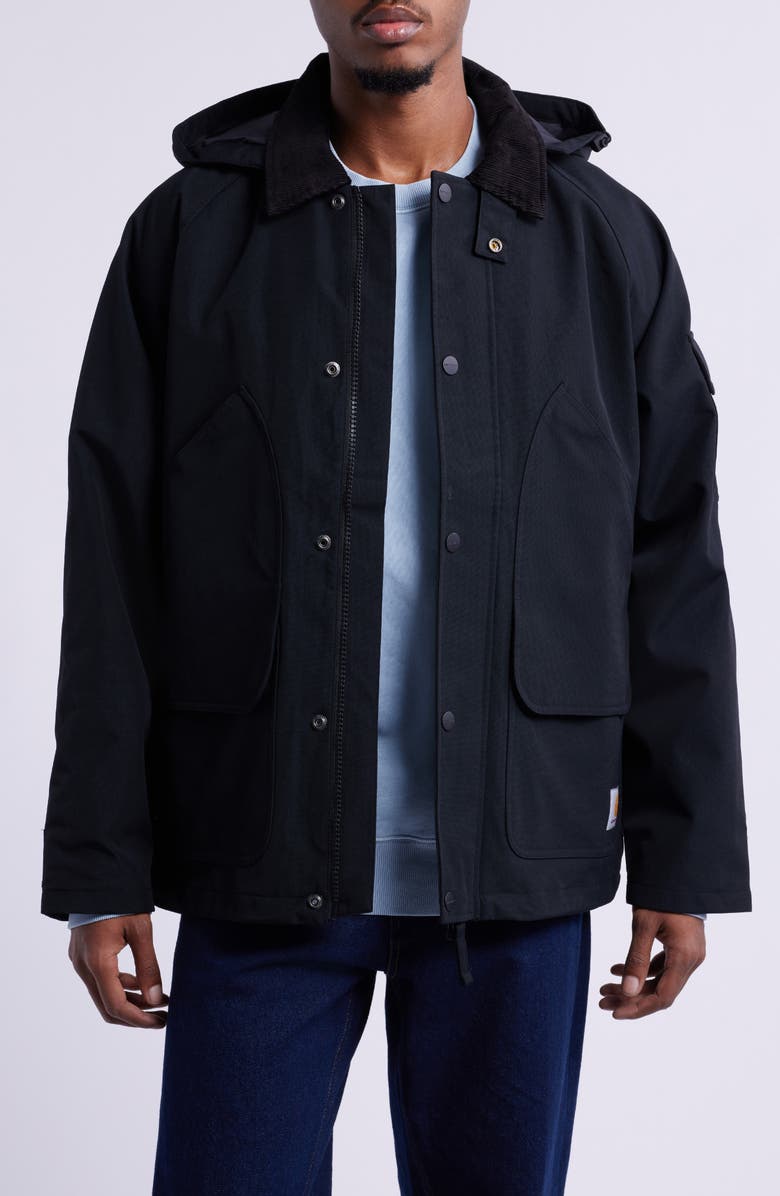 Carhartt Work In Progress Clarton Nylon Canvas Jacket with Removable Hood, Main, color,