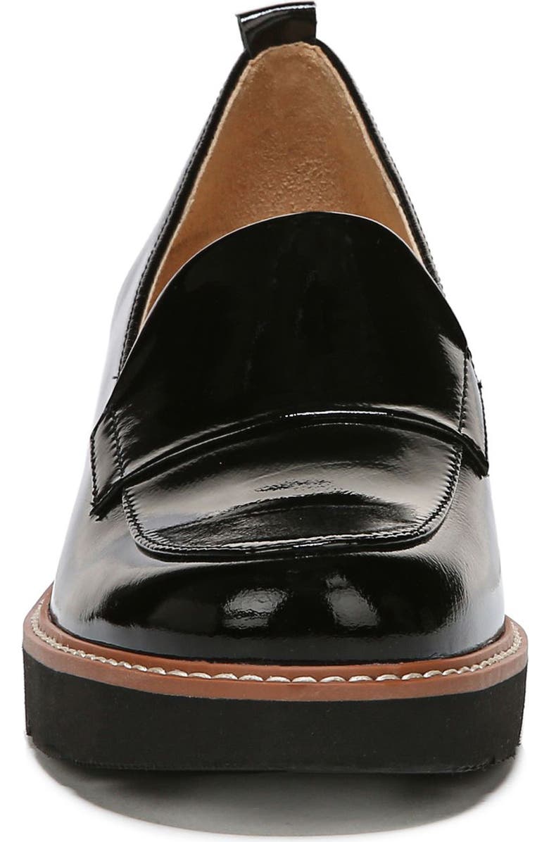 Naturalizer Darry Leather Loafer, Alternate, color, Black Patent Leather