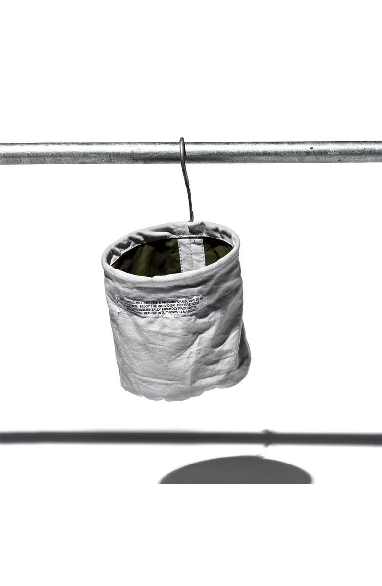 PUEBCO Vintage Material Hook Basket, Main, color, White