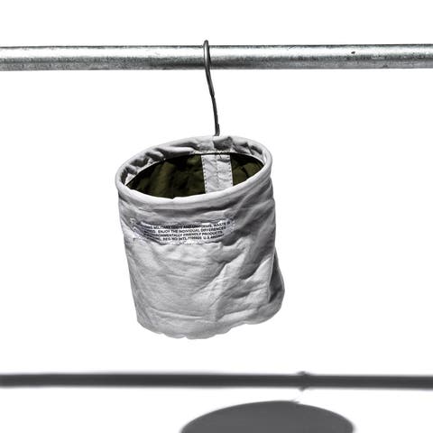 Vintage Material Hook Basket