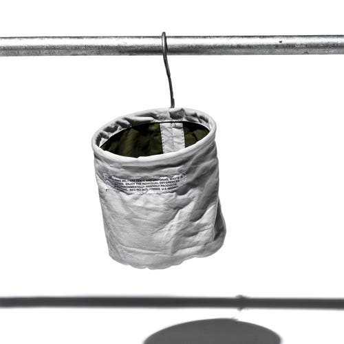 Puebco Vintage Material Hook Basket In White