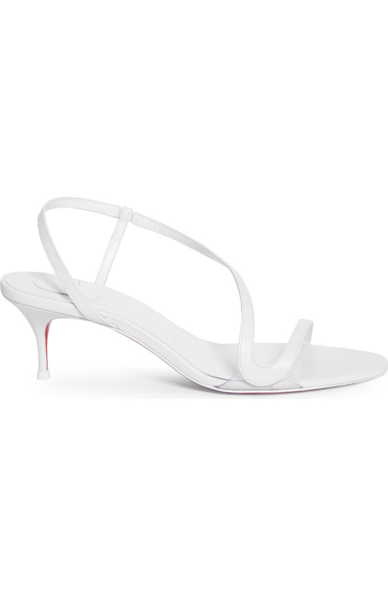 Christian Louboutin Rosalie Slingback Sandal, Alternate, color, Bianco