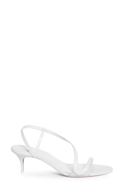 Christian Louboutin Rosalie Slingback Sandal In Bianco