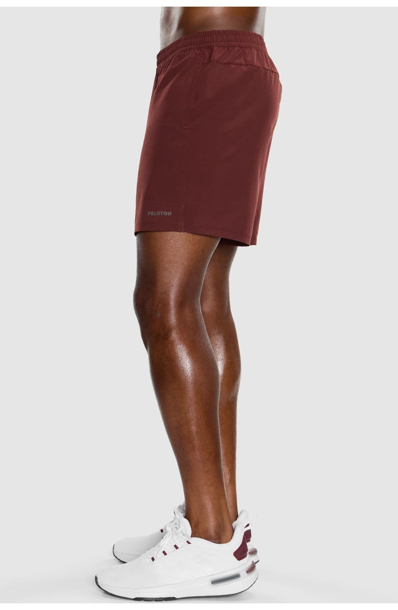 Peloton 7" Unlined Performance Short, Alternate, color, Deep Burgundy