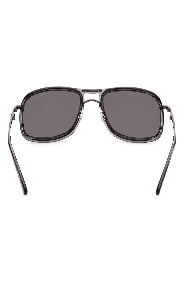 Moncler Lunettes Kontour 52mm Square Sunglasses, Alternate, color,