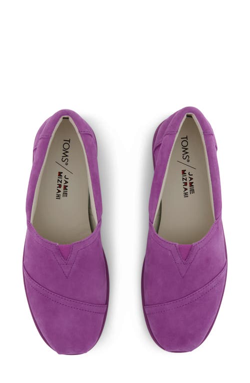 TOMS TOMS X JAMIE MIZRAHI ALP FWD WATER REPELLENT SUEDE SLIP-ON ESPADRILLE 