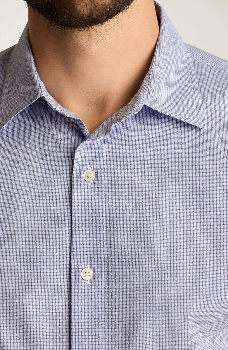 Bonobos Riviera Fil Coupé Dot Stretch Cotton Dobby Button-Up Shirt, Alternate, color, Beal Micro Fil Coup Text C2