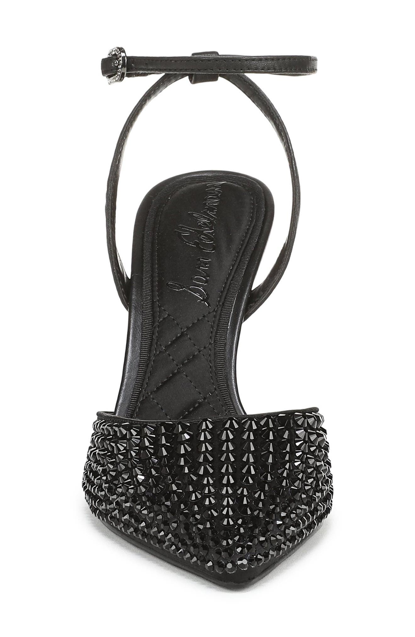 Hana Ankle Strap Pump, Alternate, color, BLACK