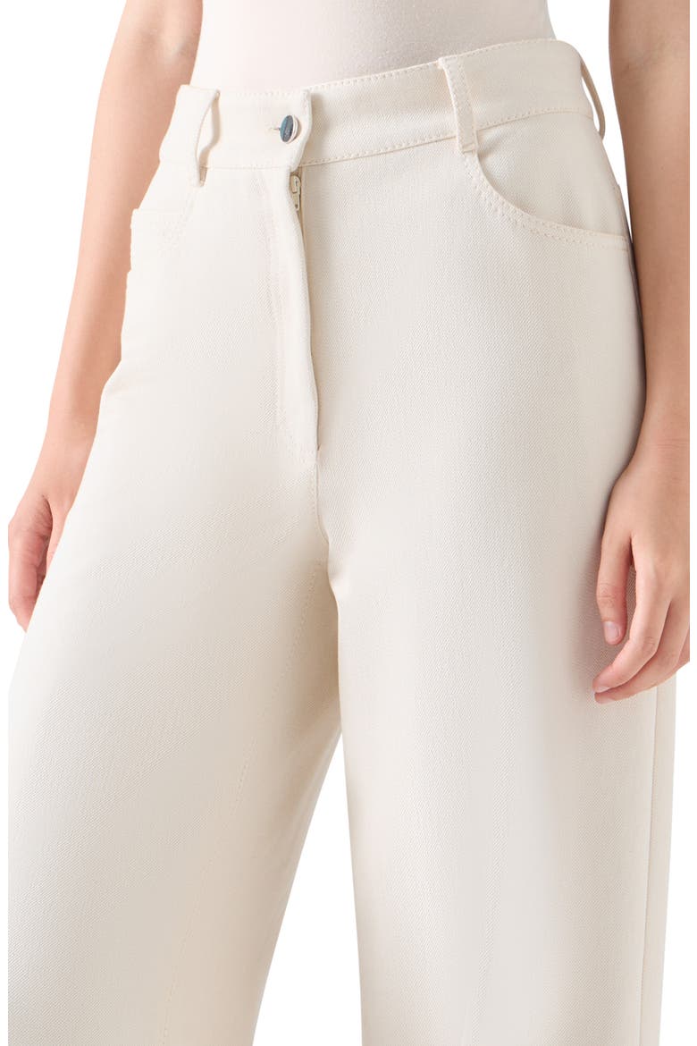 Cooper Washed Wide Leg Jeans, Alternate, color, IVORY