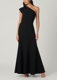 Shoshanna Midnight McKenna Stretch Crepe Dress