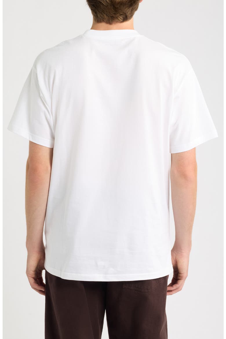 Road Side Snack Organic Cotton Graphic T-Shirt, Alternate, color, WHITE