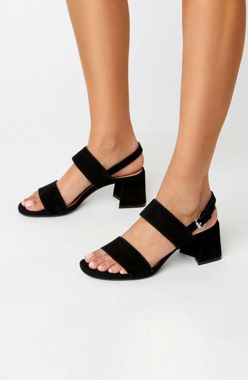 Shop La Canadienne Flemming Sandal In Black Suede