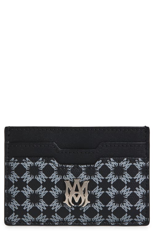 Amiri Ma Quad Coated Canvas Card Holder In Black