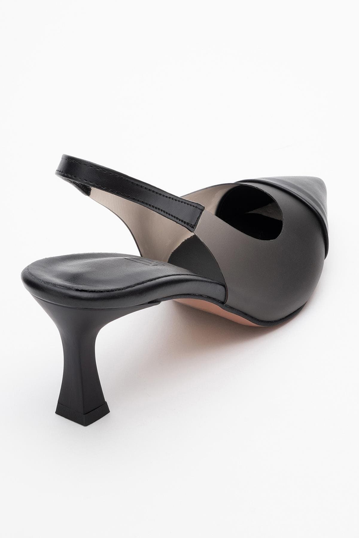 Prologue Shoes Moore Transparent Pointed Toe Pump, Alternate, color, Black