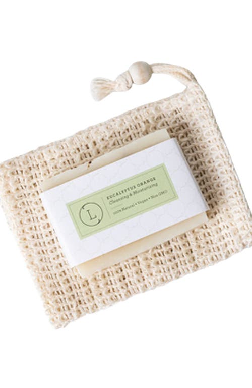 Lizush 2 X Eucalyptus Natural Cold Process Soap Bar With Essential Oils In Green