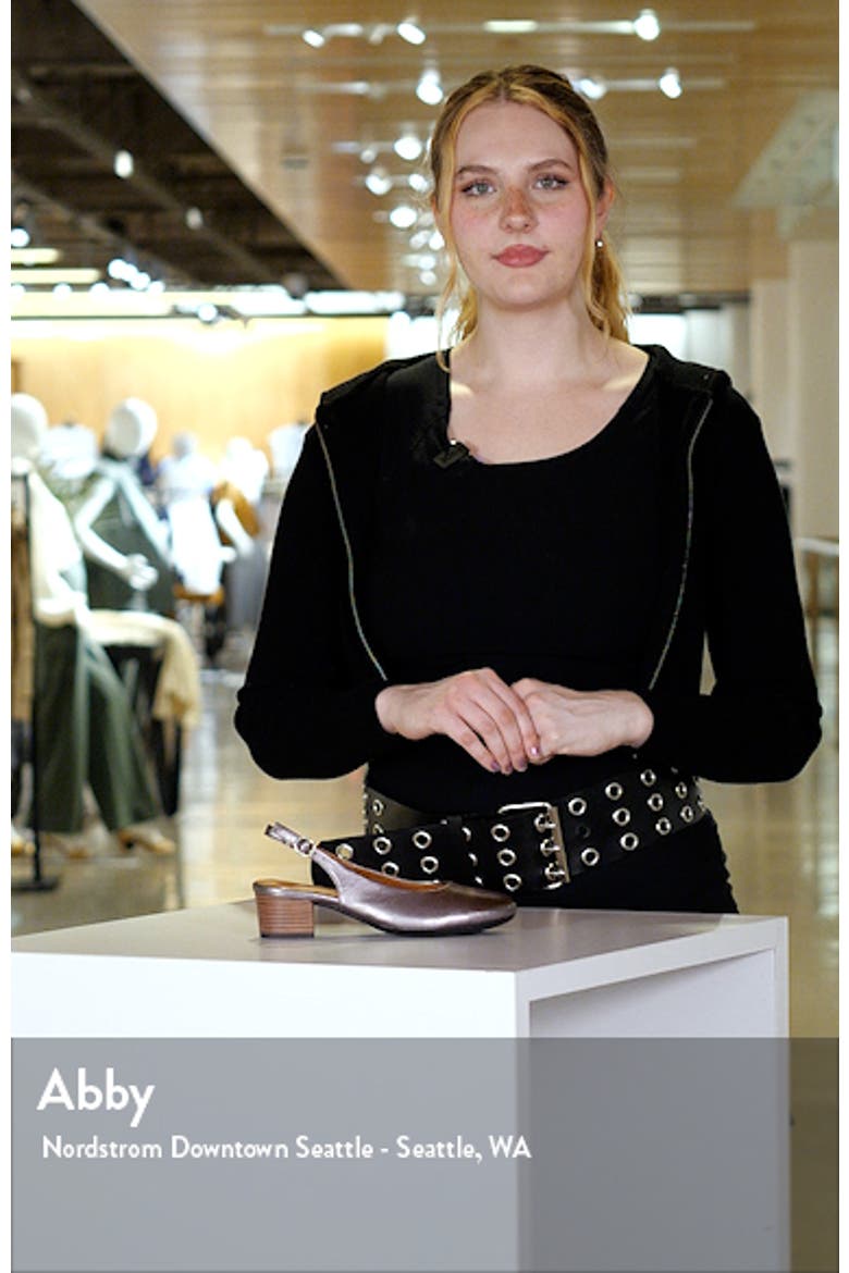 Largo Slingback Pump (Women) - Wide Width Available video
