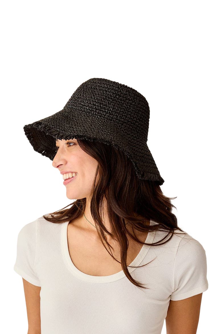 Dawn Packable Hat, Alternate, color, Black