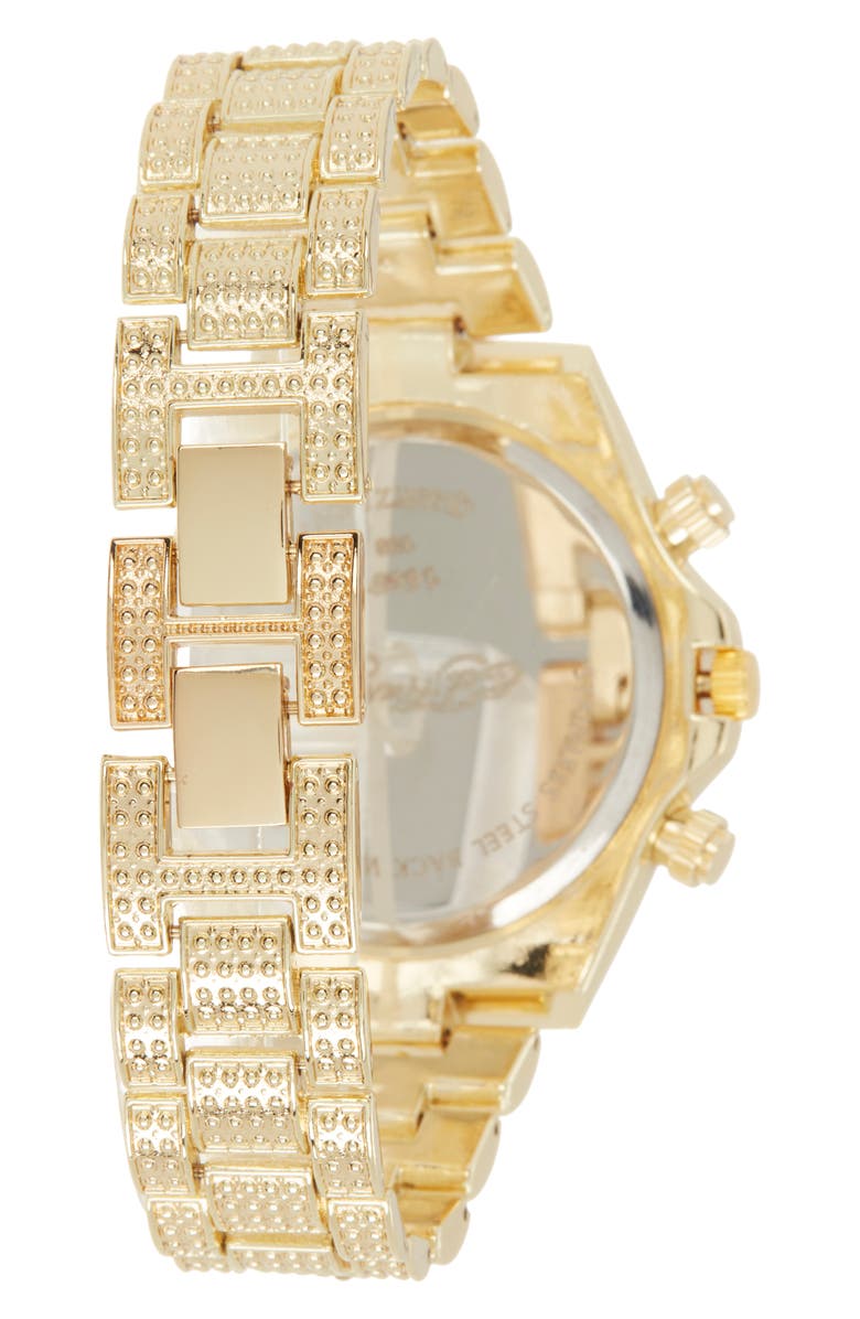 Ed Hardy x Ed Hardy Crystal Bracelet Watch, 40mm, Alternate, color, 