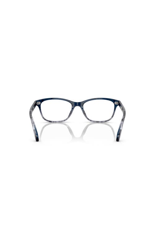 Oliver Peoples 50mm Square Optical Glasses In Blue