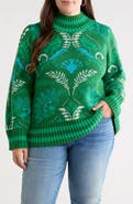 SUGARLIPS Verda Mock Neck Sweater