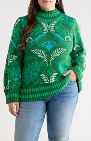 SUGARLIPS Verda Mock Neck Sweater