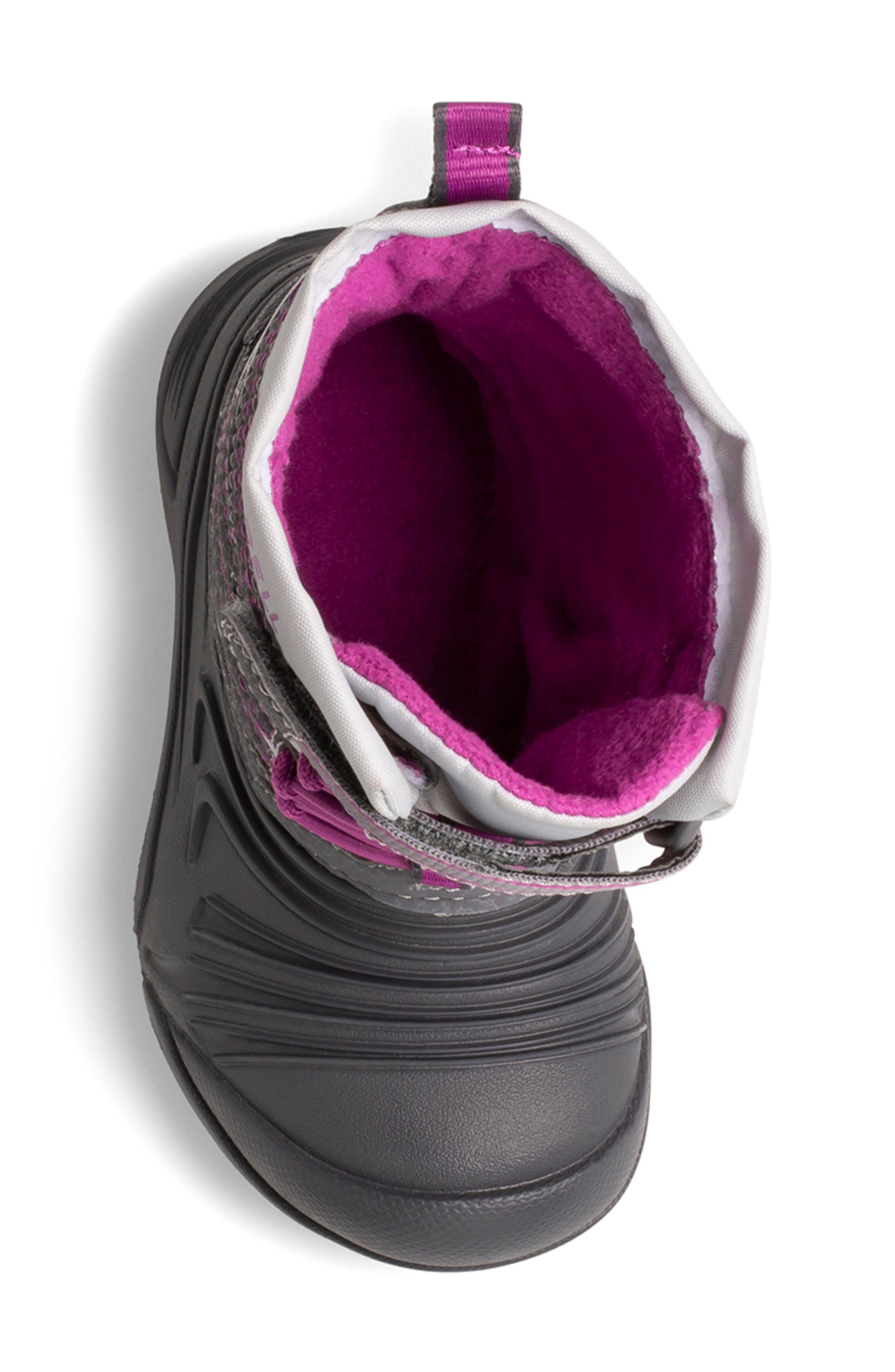 Snow Quest Lite 3.0 Waterproof Boot, Alternate, color, GREY/ BERRY
