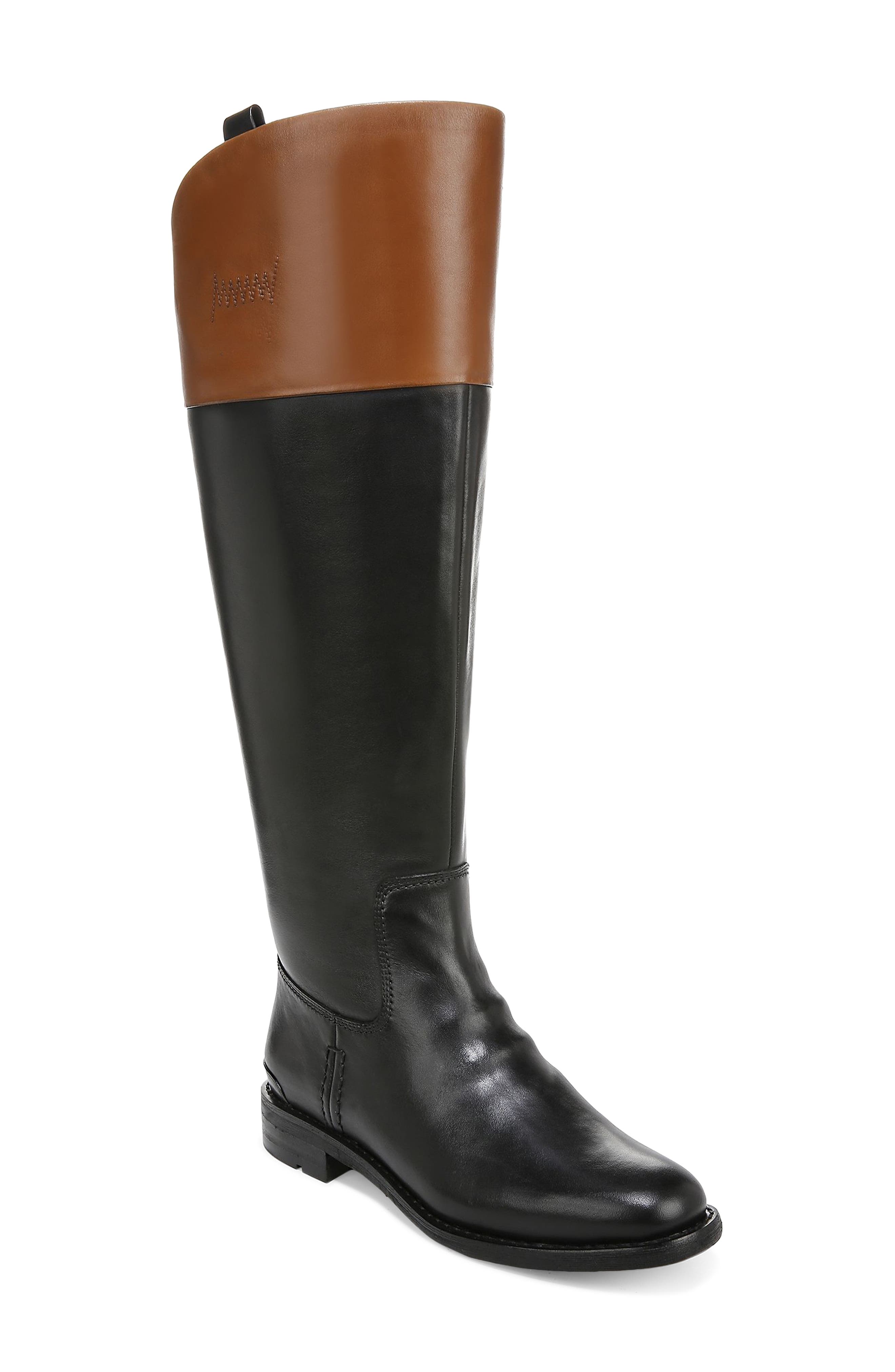 Franco Sarto Meyer Knee High Riding Boot, Main, color, 