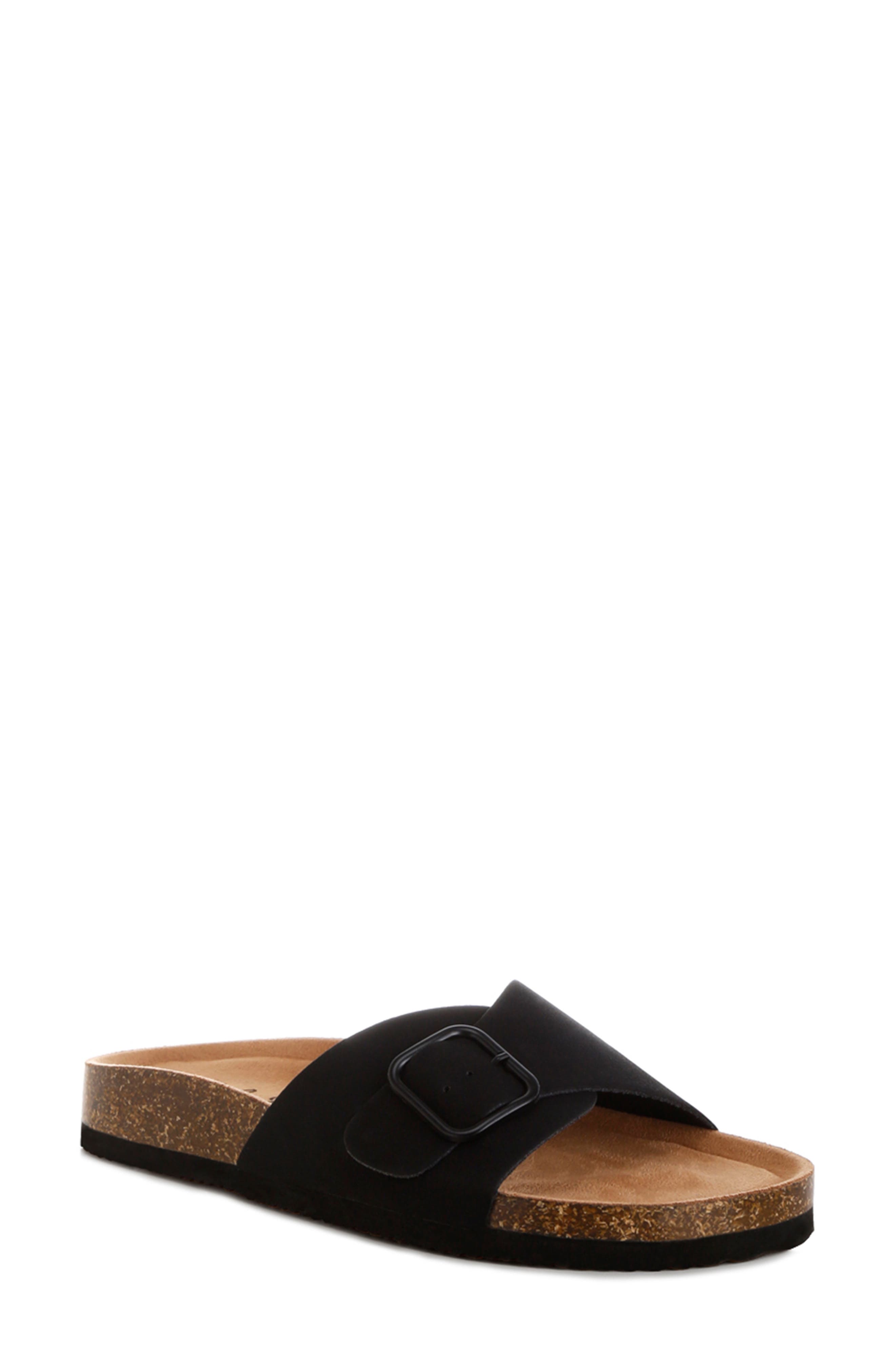LONDON RAG Aranda Buckle Slide Sandal