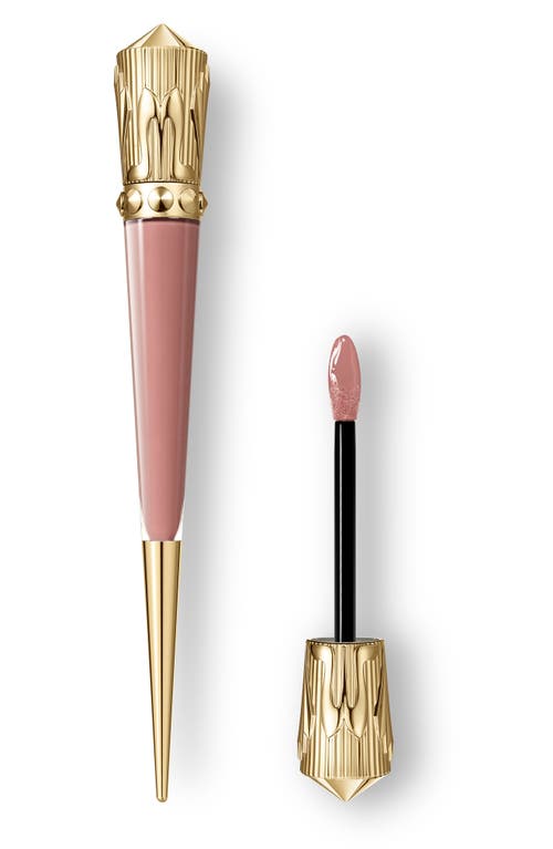Christian Louboutin Rouge Stiletto Vinyl Gloss In Smoky Nudy