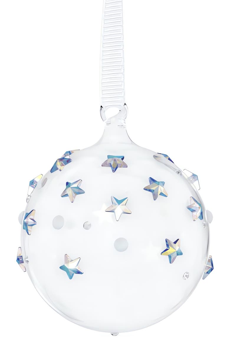 Swarovski Holiday Magic Classic Ball Ornament, Alternate, color, Clear