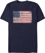 Lost Gods Men's Lost Gods American Flag and Proud Graphic T-Shirt