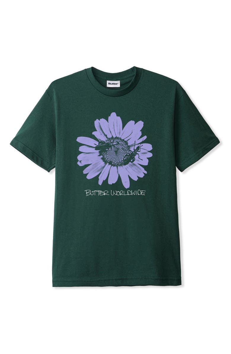 Butter Goods Sunflower Cotton Graphic T-Shirt, Main, color, 