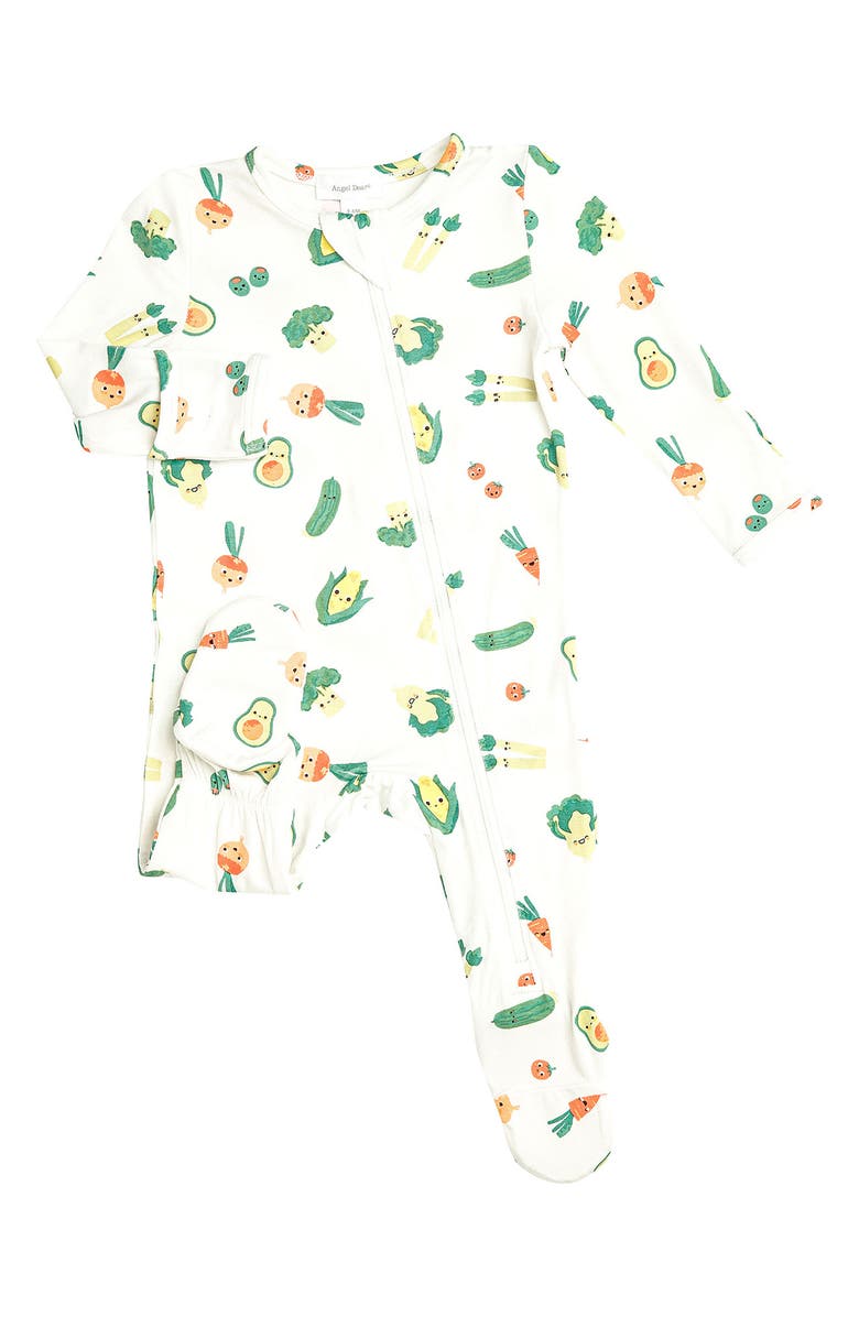 Angel Dear Healthy Greens Footie, Main, color, 