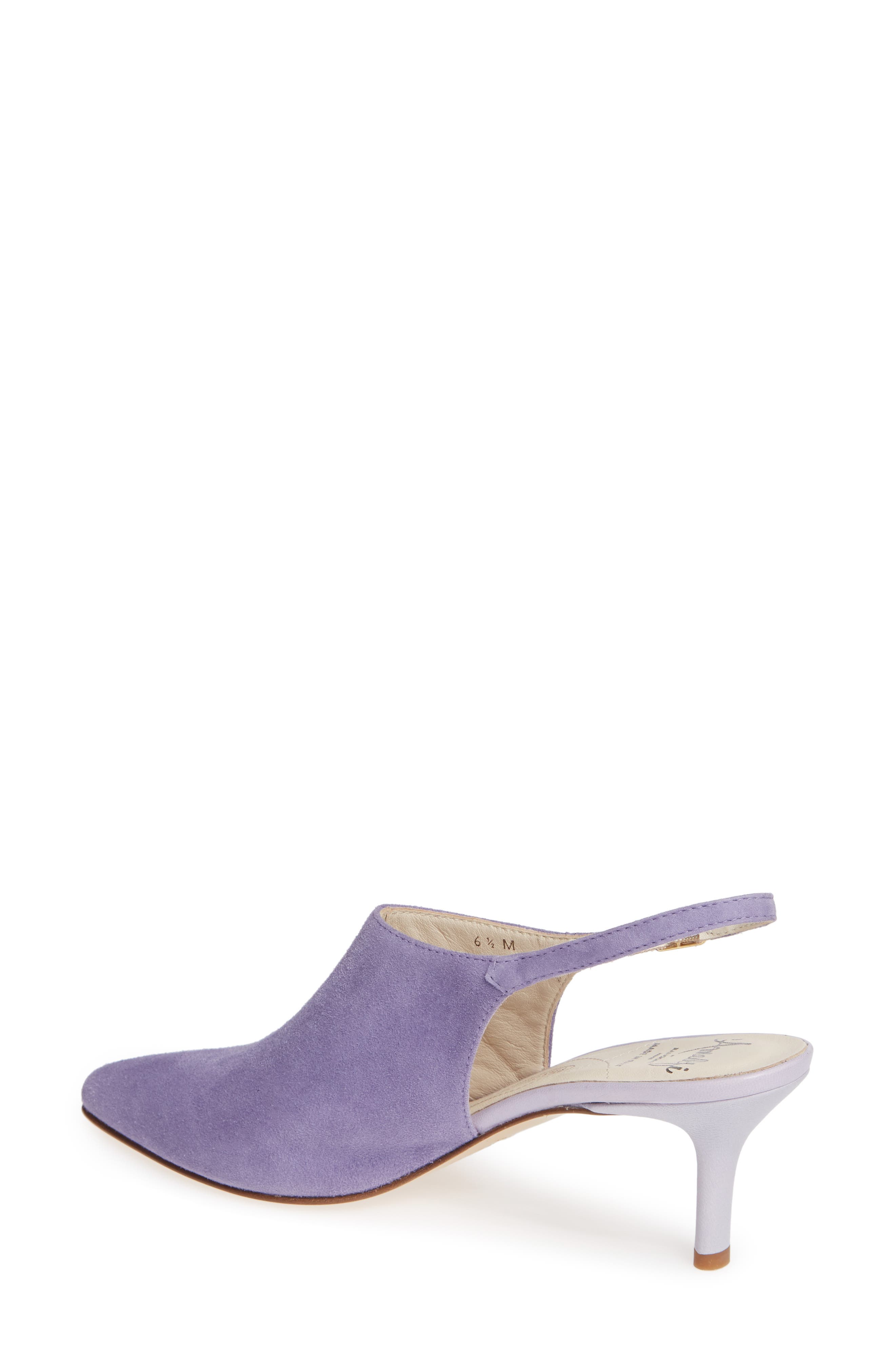 Patrizio Slingback Pump, Alternate, color, LILAC SUEDE