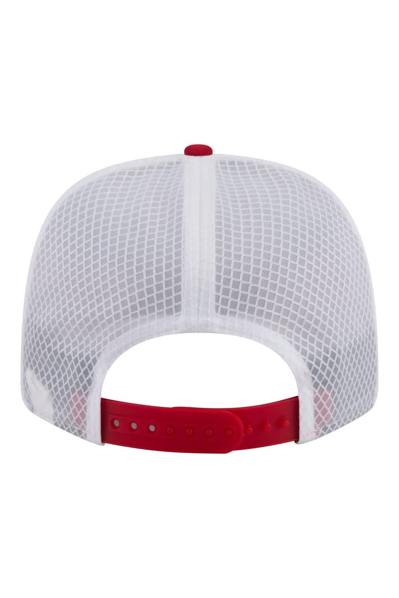 Men's New Era  Red Philadelphia Phillies Active 9SEVENTY Adjustable Trucker Hat, Alternate, color, Red