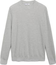 MANGO Crewneck Piqué Sweater