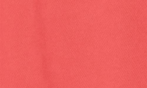 Dkny Rib Mix Cotton Shorts In Coral