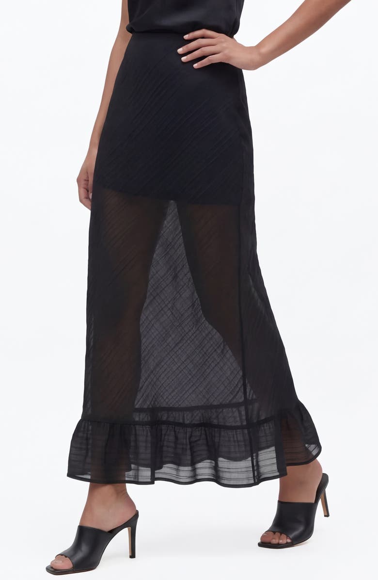 Love By Design Suzette Maxi Skirt, Main, color, Black