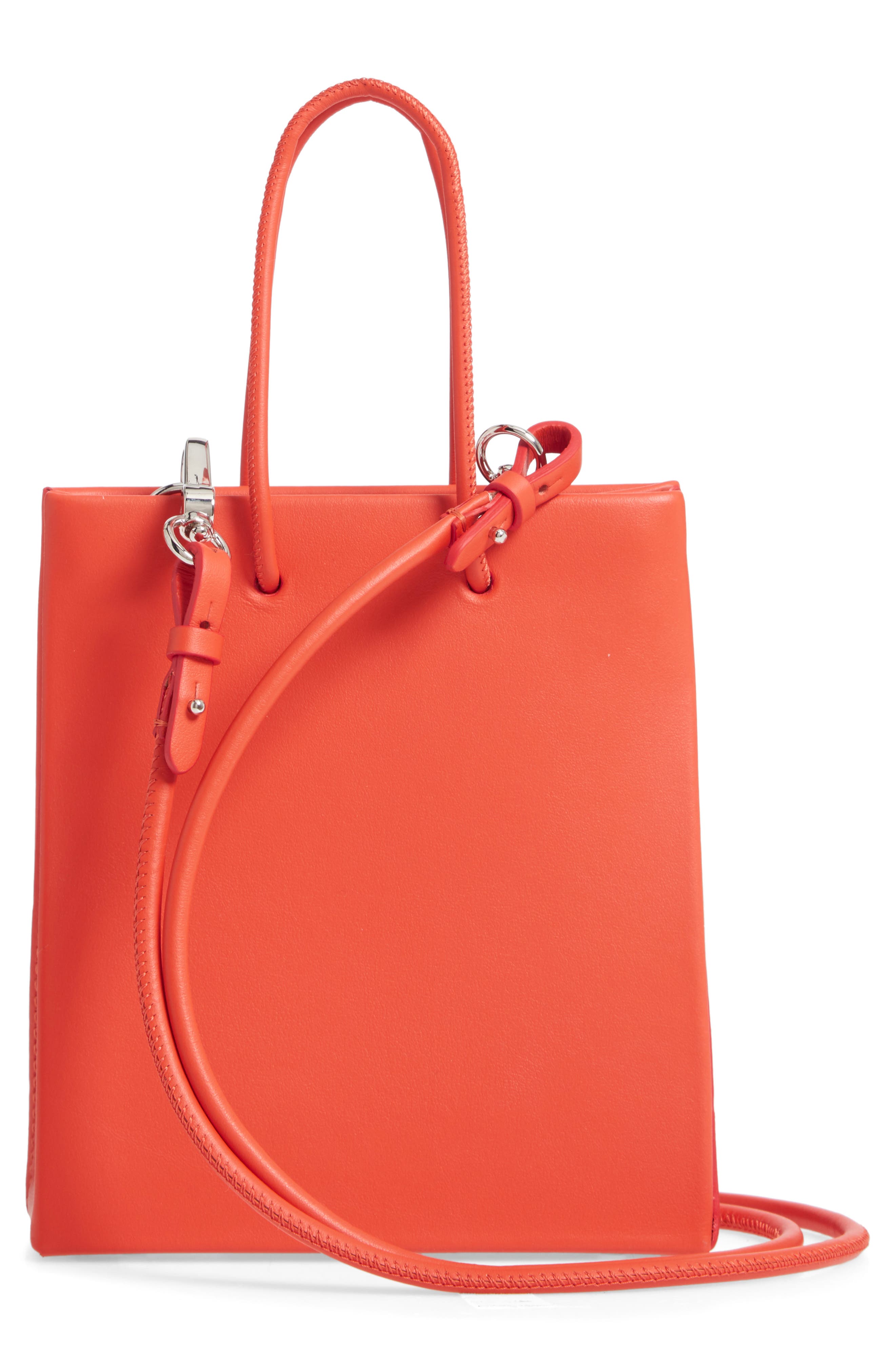 Medea Prima Short Calfskin Leather Bag, Alternate, color, 