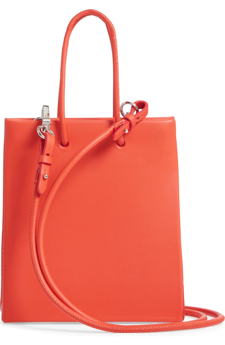 Medea Prima Short Calfskin Leather Bag, Alternate, color,