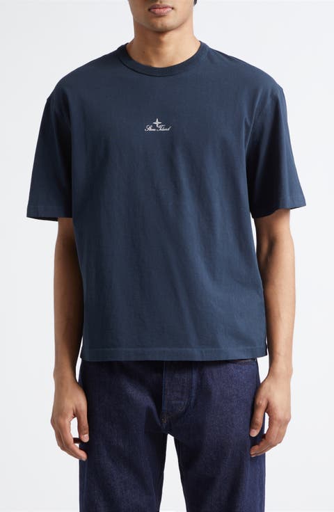 Institutional One Embroidered Cotton T-Shirt