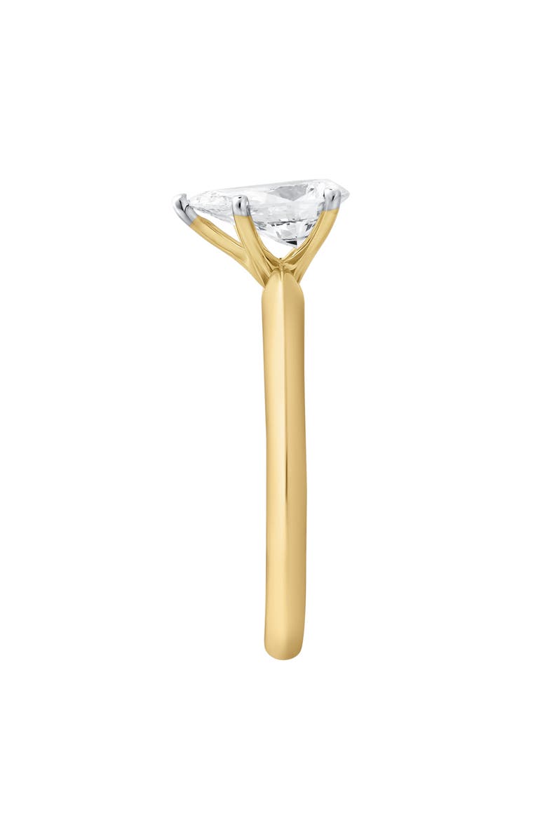 LuvMyJewelry Jana 14K Yellow Gold Pear Lab Grown Diamond Solitaire Engagement Ring - 1 Ct, Alternate, color, 14K Yellow Gold
