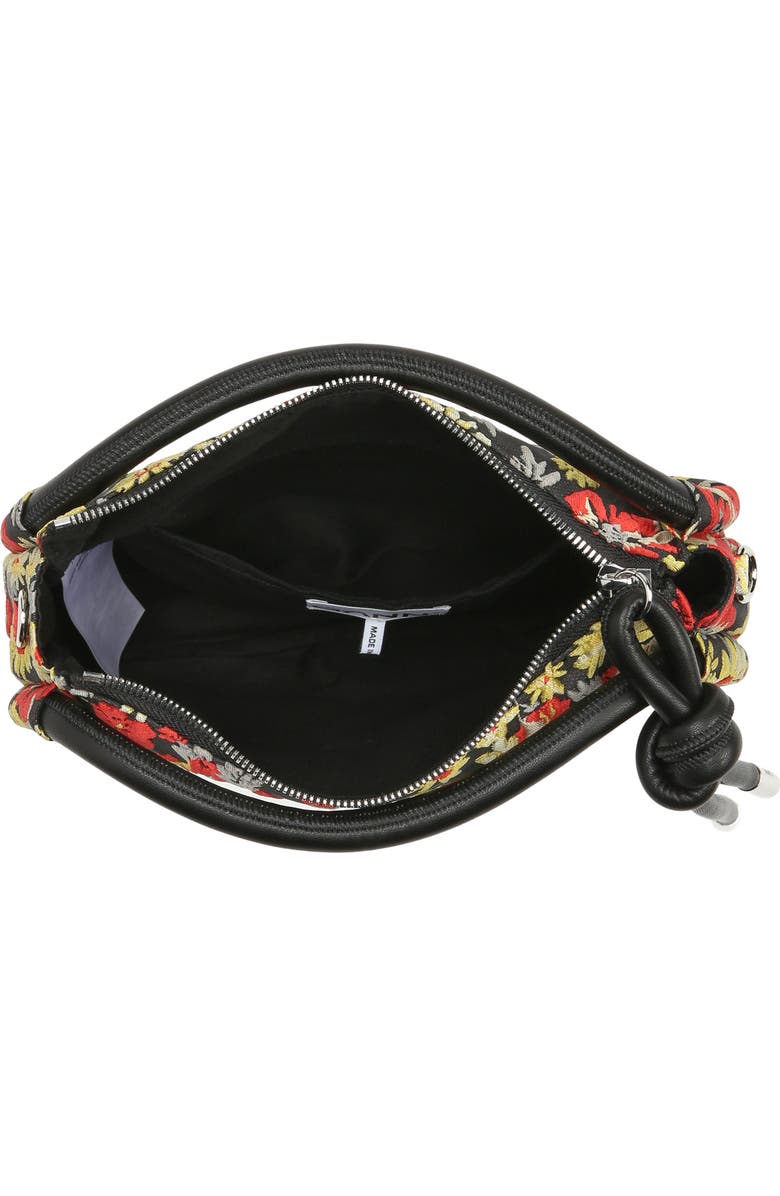 Ganni Mini Floral Knot Bag, Alternate, color,